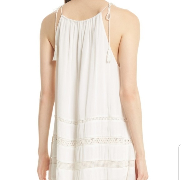 Alice + Olivia White Danna Lace Tassel Dress - Picture 2 of 7